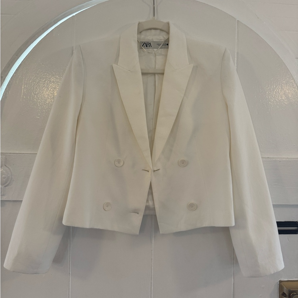 Zara Linen Blazer